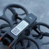 Klistremerke med QR-code operatørnummer, telefon og navn for drone (x2)