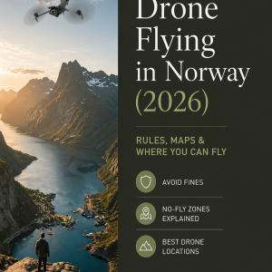 Drone Guide Norway 2026 PDF | Where Can I Fly Drone Norway | No Fly Zones | Digital Download | Avoid Fines
